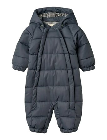 Puffer Baby Suit Edem Navy Wheat