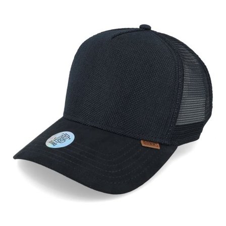 Djinns - Svart trucker Keps - Suelin Black Trucker @ Hatstore