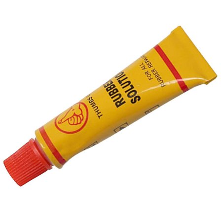 5x Cykeldäck Slang Lagningslim Gummilösning Självhäftande Punkteringsreparationsverktyg L