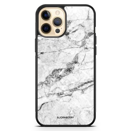 Bjornberry Hårdskal iPhone 12 Pro Max - Vit Marmor