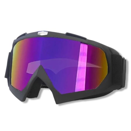 Laskettelulasit Rainbow Colored Mirror Glass Mattamusta