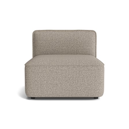 Modus 1 personers modul - Crush Grå/Beige - 76x93x67cm Sofa - Komfortabelt modulsystem med Nozag fjedre, slidstærkt møbel, polyester fibre