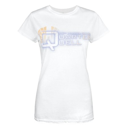 Hunger Games Dam/Kvinnor 75:e Quarter Quell T-Shirt L Vit