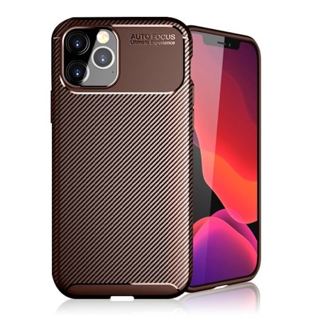 Carbon Shield iPhone 12 Pro Max skal - Brun