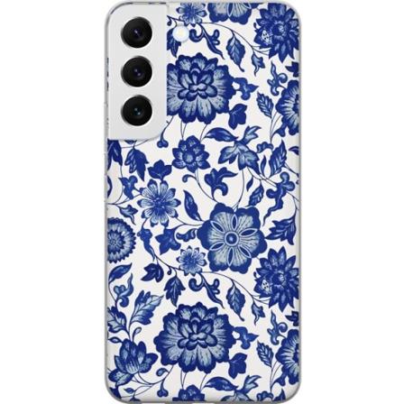 Samsung Galaxy S22 5G Läpinäkyvä kuori Kukat