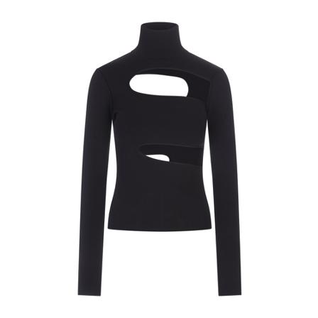 Roberto Cavalli Long Sleeve Tops Sort, Dame