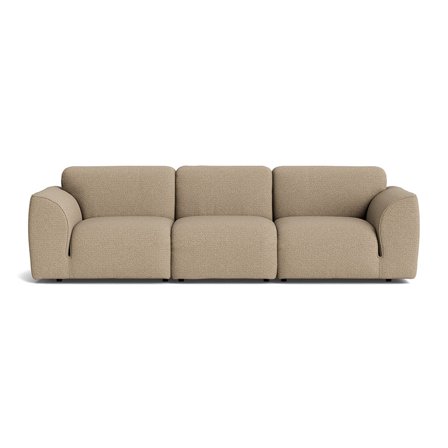 Thursday 3-Sitzer-Sofa in Raisa Beige, modernes Design, komfortable Polsterung, stabiles Gestell, 78cm Höhe, zeitloser Stil, gemütlich.