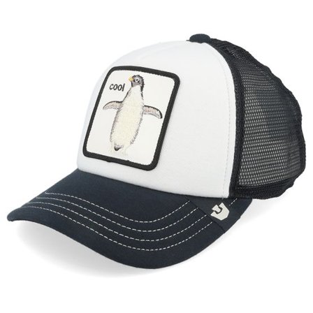 Goorin Bros. - Vit trucker Keps - Kids Tuxie White/Black Trucker @ Hatstore