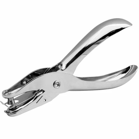 6 mm hulmaskine, kraftig hulmaskine til papir og karton, hulmaskine til gavemærker - kapacitet 10 ark