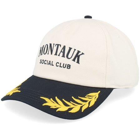 American Needle - Branco adjustable Boné - Montauk Club Captain Ivory/Black A-Frame Adjustable @ Hatstore