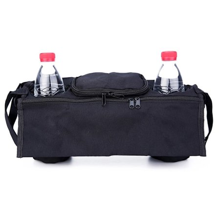 Förälderkonsoll för barnvagn med smart förvaring