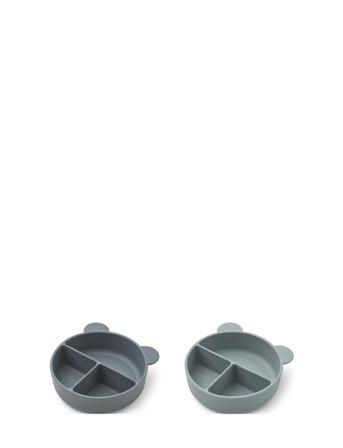 Connie Divider Bowl 2-Pack Home Meal Time Plates & Bowls Bowls Sininen Liewood