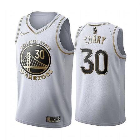 Warriors Curry Jersey No.30 Classic Platinum Thompson Green W XL