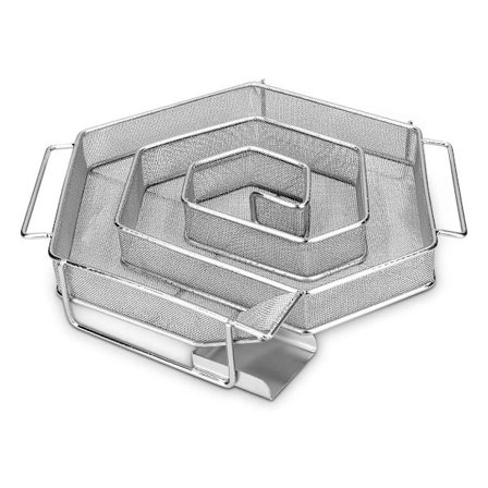 Kaldrøykgenerator med lokk og luftpumpe, bærbar elektrisk BBQ-røyker