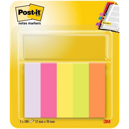 3M Post-it hakemistovälilehdet 15x50 5 väriä
