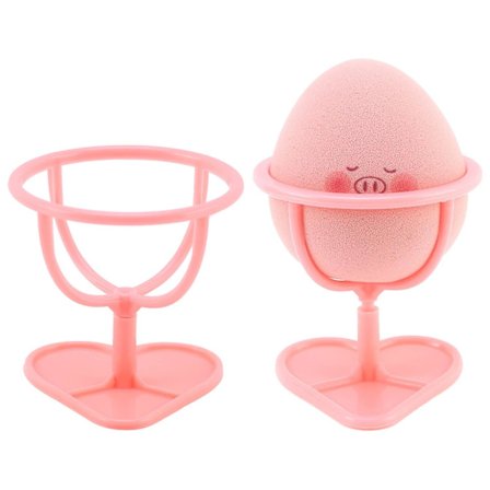 2 Pack Pink Makeup Holder Beauty Sponge Holder meikkipuuteripuvun kuivaussäiliö (ilman Beauty Eggiä)