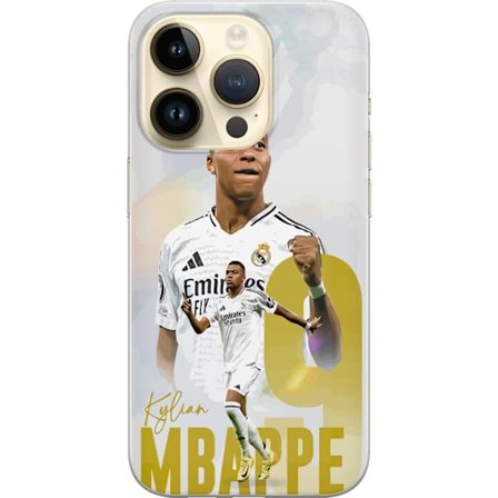 Kompatibelt Mobildeksel til Apple iPhone 15 Pro Kylian Mbappé Real Madrid Frankrike Toppmålscorer i La Liga med eksplosiv hastighet og ekstrem målscor
