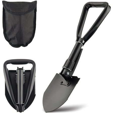 Skovl spade sammenleggbar militær spade øks sag camping