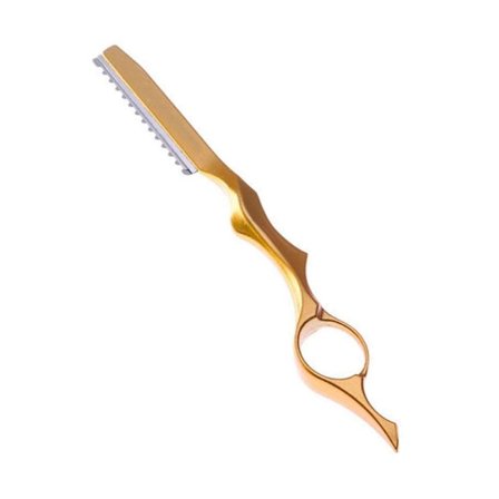 Tunnare hår rakblad fjäder styling hår styling rakblad guld