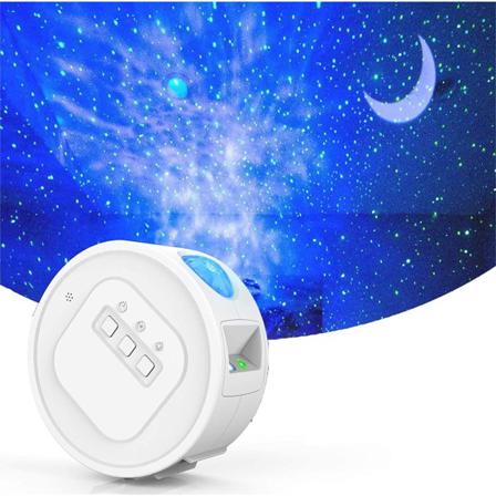 Stjärnprojektor - Galaxy Stjärnprojektor Led - Nattlampa Vit