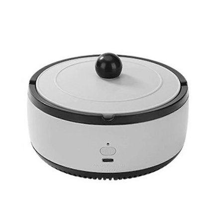 【xj】Monitoiminen Savuton Tuhkakuppi Sisä- ja Ulkokäyttöön, Ilmanpuhdistin, Pöytämalli, USB Ladattava Sähköinen