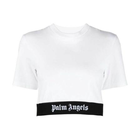 Palm Angels Palm Angels T-shirts and Polos White Hvid, Dame