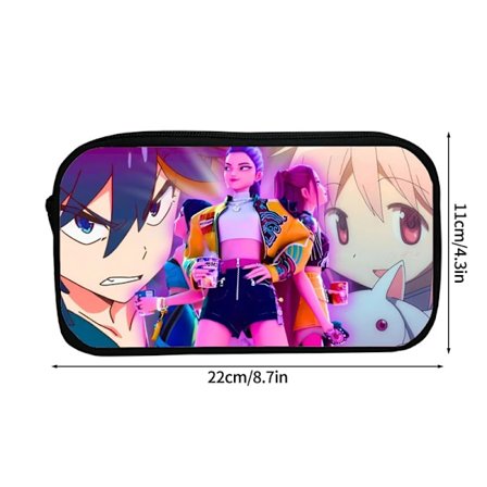 Kpop Demon Hunters Penalhus Stor Kapasitet Jente Gutt Penalhus Studenter Skole Penalhus Kpop Penalboks Veske Skoleutstyr