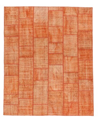 Patchwork Teppich Handgeknüpft 203X250 Braun/Rot Türkei