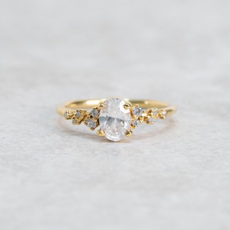 Förlovningsring Aftonstjärna, 18K rödguld - Förlovning- och vigselringar