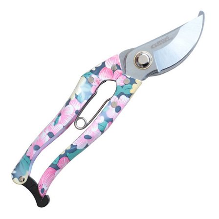 Enkla beskärningssaxar för kvinnor, unik handtagsdesign som present