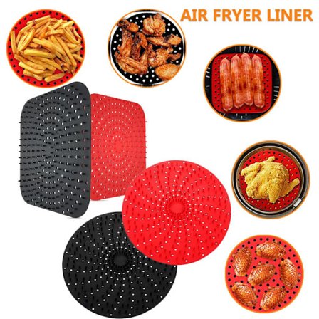 Silikon Air Fryer Liner Non-Stick Steamer Pad