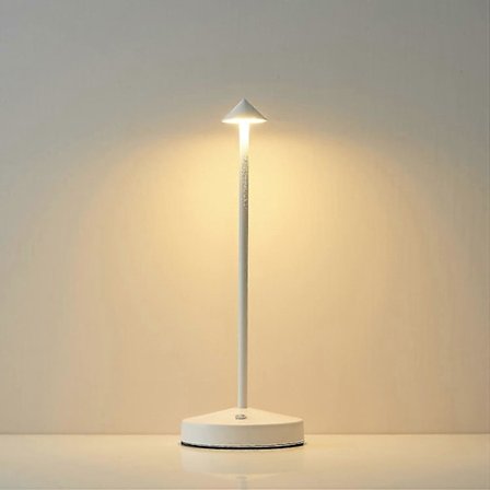 LED Touch Sladdlös Bordslampa, Uppladdningsbar Portabel Bordslampa, 3 Ljusstyrkenivåer Dimbar Skrivbordslampa för Sovrum Hem Läsa Kontor Bar (FMY)