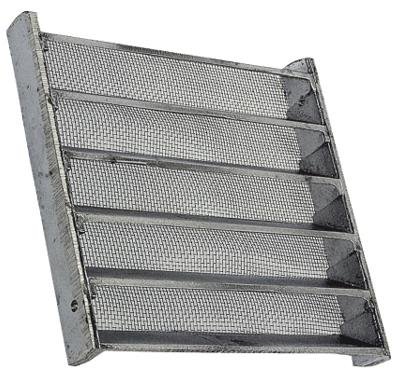 Habo 117 Ventilrist aluminium, 150x150 mm, Ventilasjon