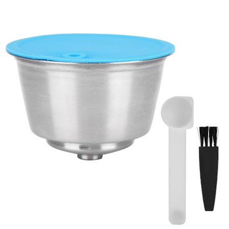 Kaffe Kapsel i Rustfritt Stål Gjenbrukbar Kaffe Filter Kaffe Maskin Deler Passer for DOLCE GUSTO