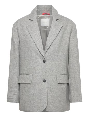 Feodora Jacket Soft Herringb Grey Naja Lauf