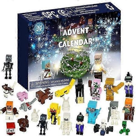 Adventskalender Barn Minecraft Figurer 24st Julkalender