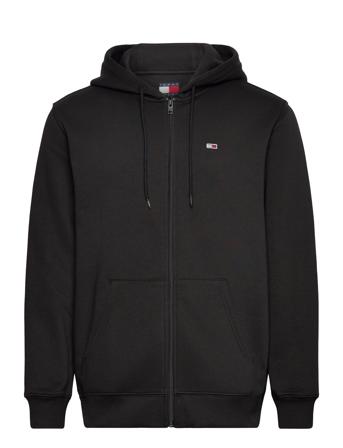 Tjm Reg S Flag Zip Fleece Thru Tommy Jeans Black