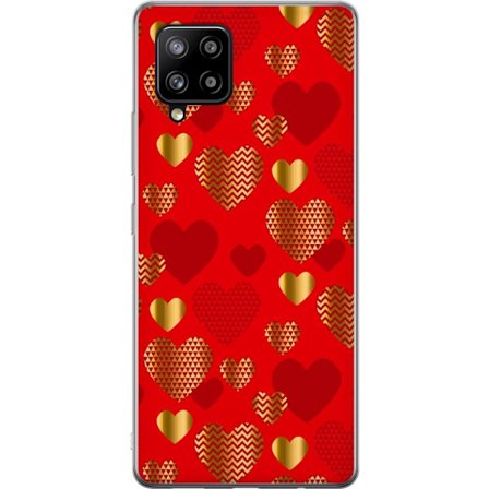 Yhteensopiva Puhelinkuori Samsung Samsung Galaxy A42 5G GoldenHearts