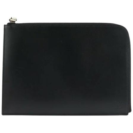 Louis Vuitton Vintage, Pre-owned Leather louis-vuitton-bags Zwart, Dames, Maat:ONE Size