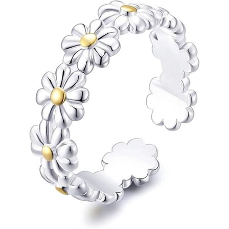 Justerbar Daisy Evighetsring