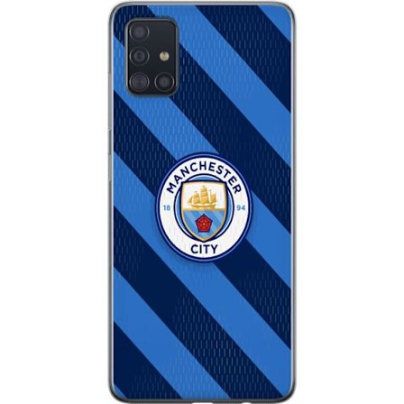 Kompatibelt Mobilskal till Samsung Samsung Galaxy A51 Paris Saint-Germain klubbmärke med Eiffeltorn, blå cirkulär logotyp med röd mittlinje och de