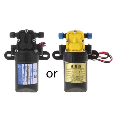 til DC 12V 3,5L/Min 0,48MPa 70 PSI membran Højtryks selvansugende vand Pu
