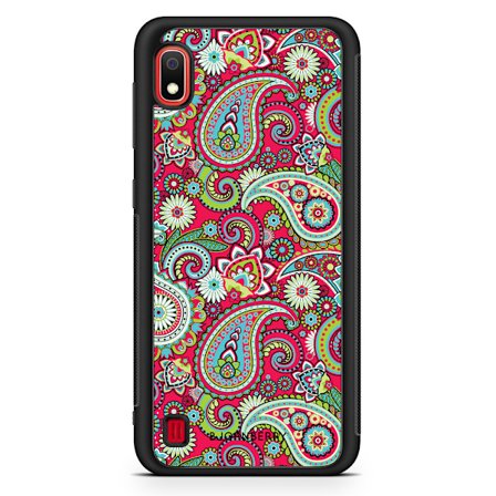 Bjornberry Skal Samsung Galaxy A10 - Röd Paisley