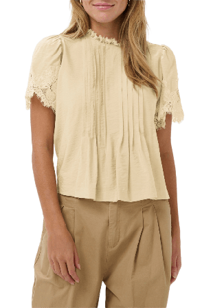 Saint Tropez PrudenceSZ Blouse Skjortor Dam Brun M