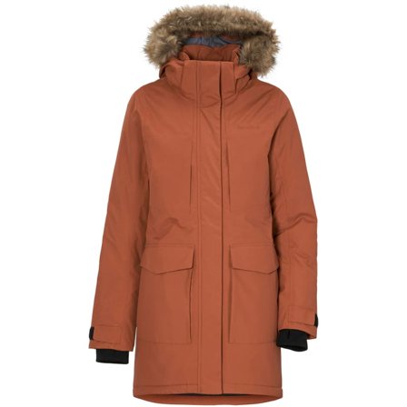 Didriksons Jamila Girls Parka 3 Children synthetic-lined parkas Brown 170