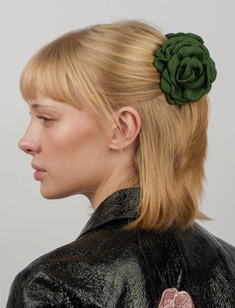 SUI AVA Rosa Hair Claw - Green - ONE SIZE