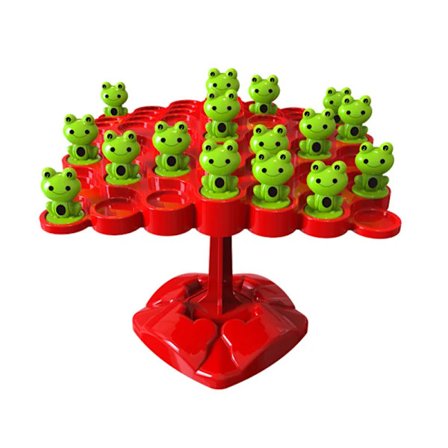 Montessori Matematik Legetøj Balance Bræt Puslespil For Børn Frø Balance Træ Pædagogisk Forældre-barn Interaktion Bordplade Spil legetøj