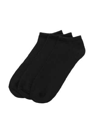 Å MAN Ankelsockor, 3-pack Strumpor Svart 41-45