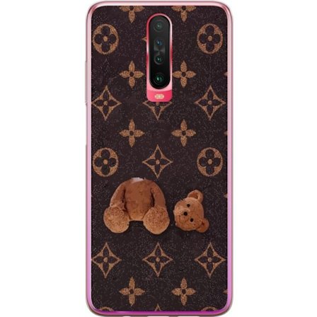 Yhteensopiva Puhelinkuori Xiaomi Xiaomi Redmi K30 Graafinen monogrammikuvio, jossa taiteellisesti muotoiltu nalle