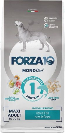 Forza10 Maxi Diet Crocchette Al Pesce Cani Adulti Taglia Grande